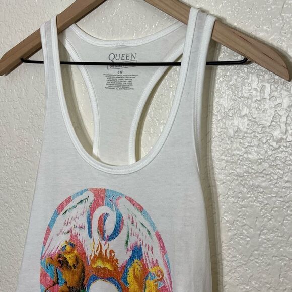 Queen Official Merch Band Tee Concert Women's Racer Back Tank Top Size Small - Picture 7 of 11
